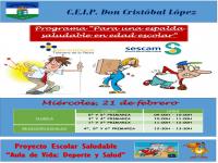 "Programa para una espalda saludable en edad escolar"
